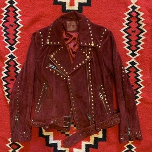 Blank NYC Suede Studded Jacket